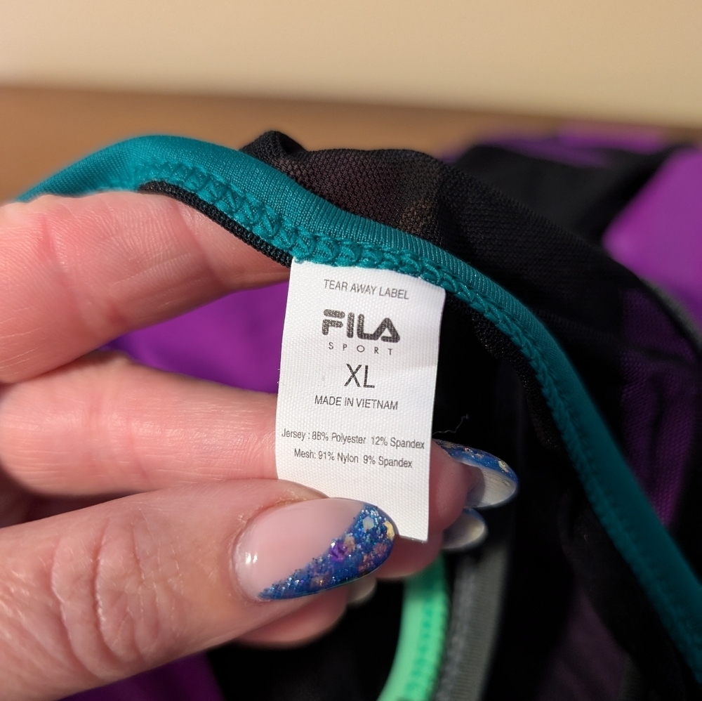 Fila Performance Running Workout Tank XL - Picture 8 of 9